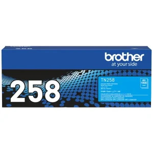 Genuine Brother TN-258C (TN258C) Standard Yield Cyan Toner Cartridge