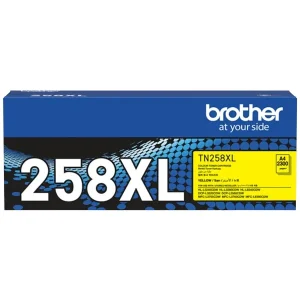 Genuine Brother TN-258XLY (TN258XLY) High Yield Yellow Toner Cartridge