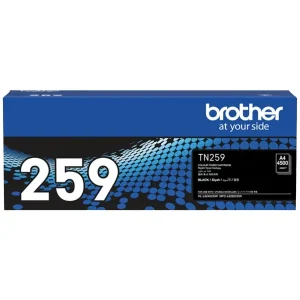 Genuine Brother TN-259BK (TN259BK) Super High Yield Black Toner Cartridge